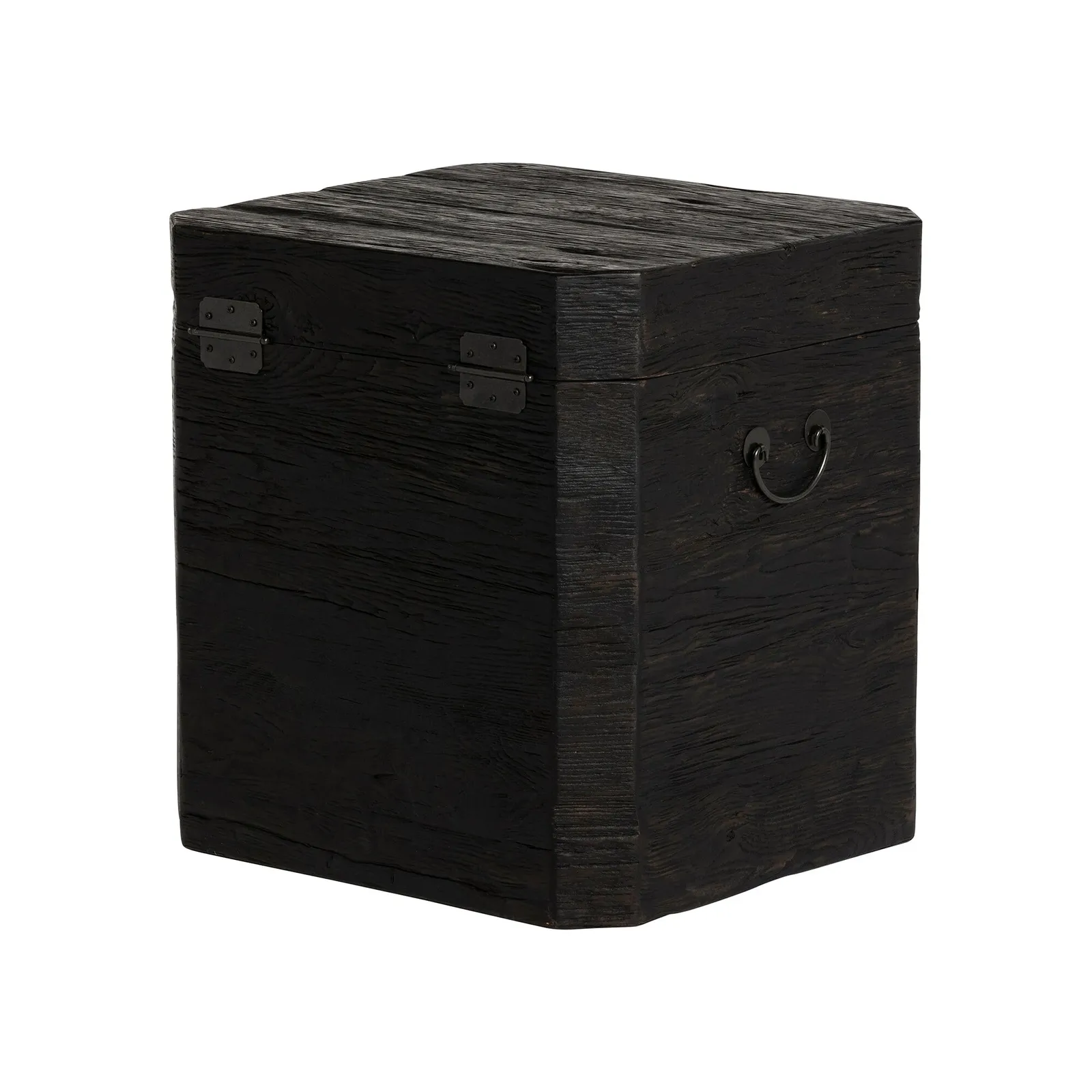 Banff Wooden Box 52X48X55 Table, Brown Oak | Barker & Stonehouse 5
