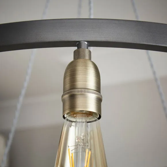 Marsden Industrial Hoop Ceiling Light 4