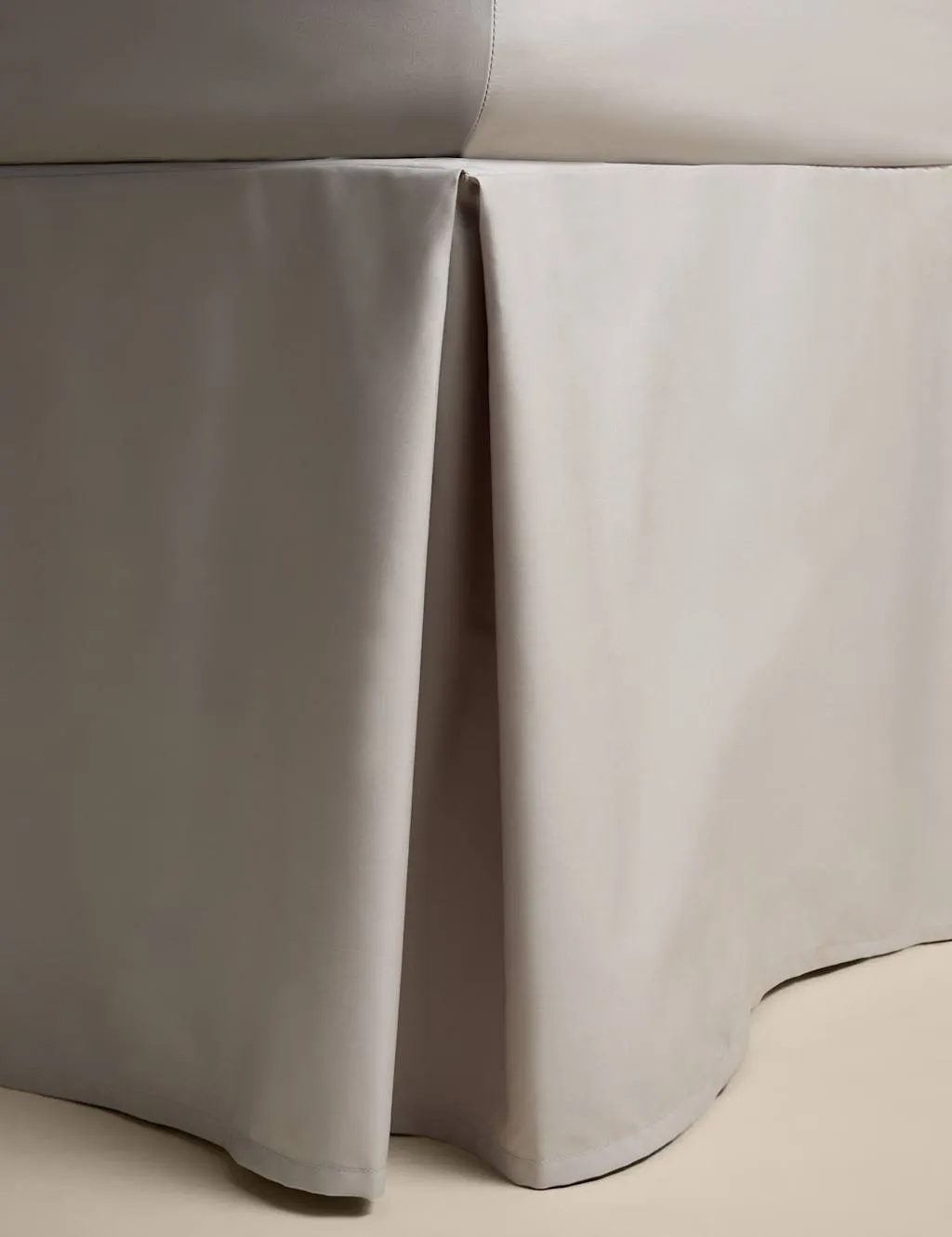 M&S Pure Egyptian Cotton Valance Sheet Marble