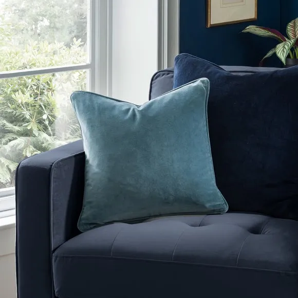 Clara Cotton Velvet Square Cushion