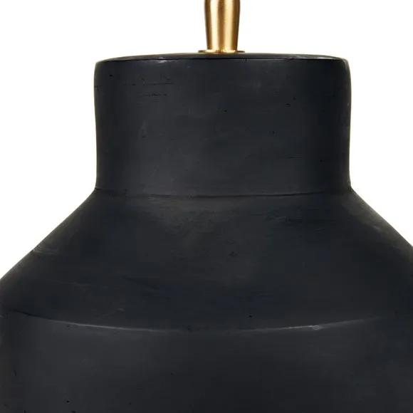 Inna Urn Terracotta and Linen Table Lamp 5