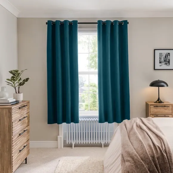 Luna Brushed Eyelet Curtains (Blackout Available) 4
