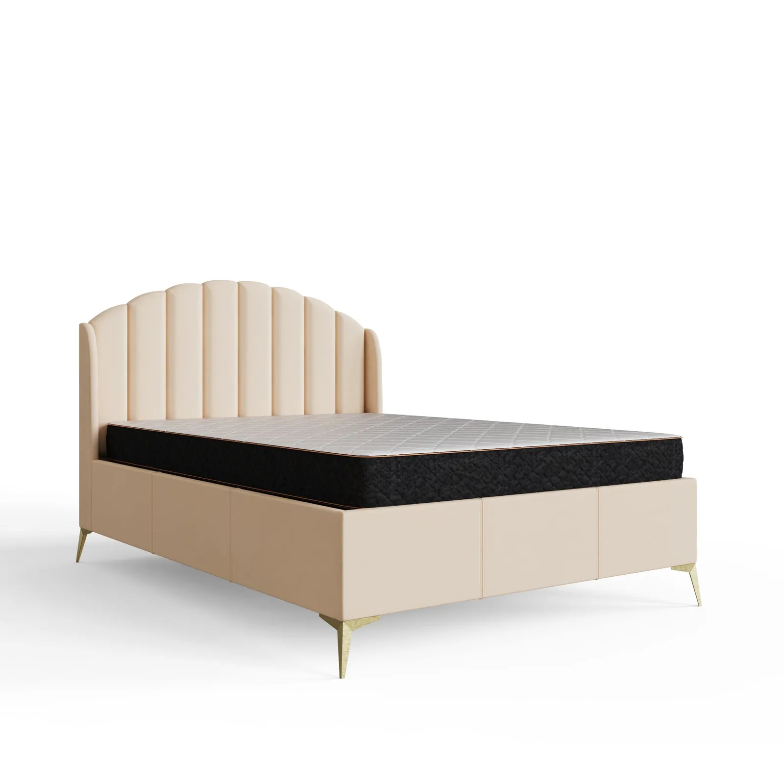 GFW Pettine End Lift Ottoman Storage Bed in Natural 5