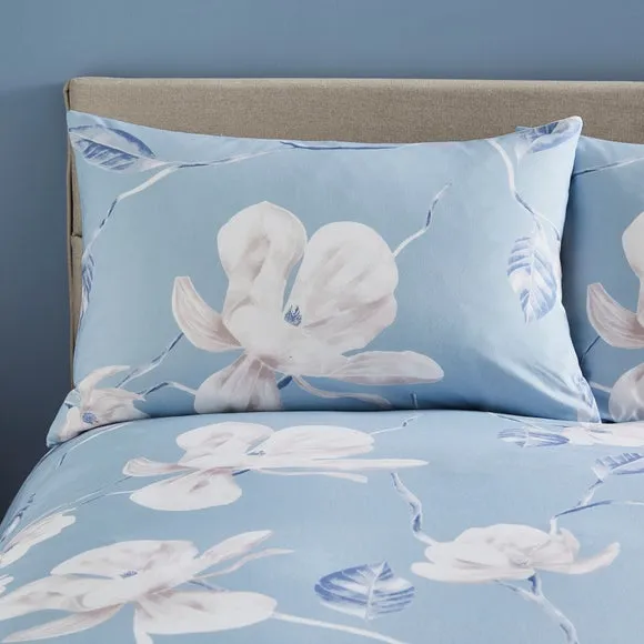 Lois Floral 144 Thread Count Reversible Duvet Cover & Pillowcase Set 4