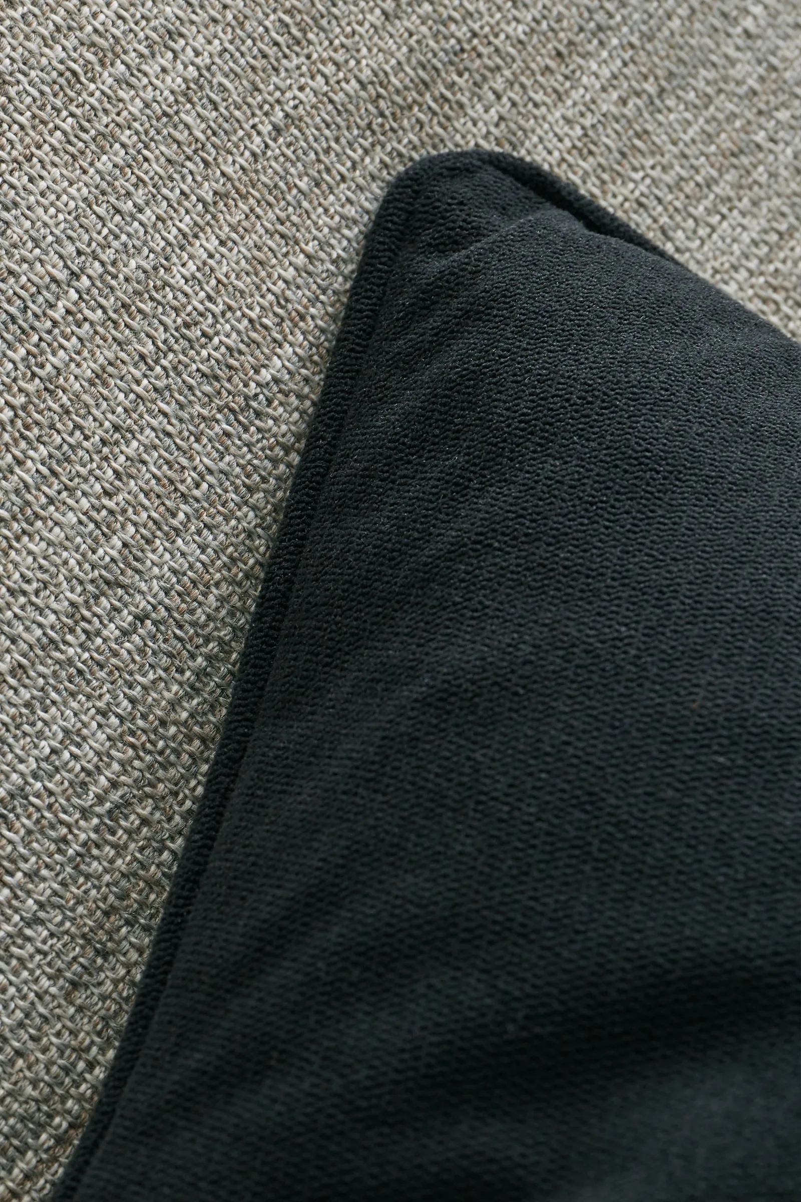 Catherine Lansfield 'Wilson Velvet' Cushion in Black 2