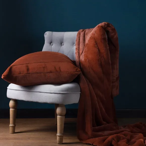 Empress Faux Fur Throw Blanket