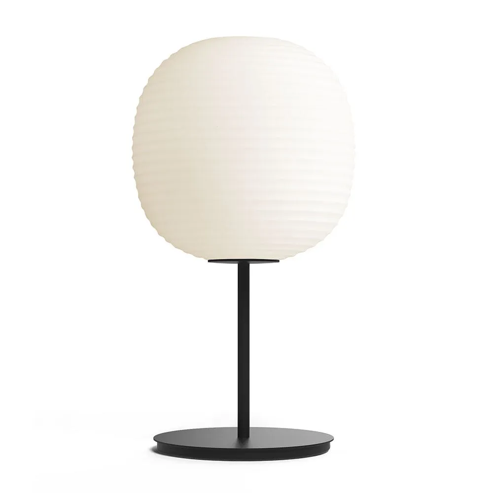 New Works Lantern Table Lamp Black Base 2
