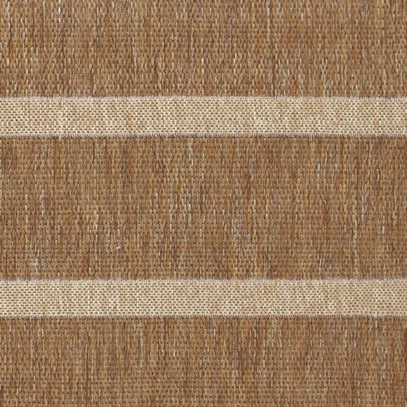 Yard Tala Stripe Jute Effect Indoor Outdoor Rug 2