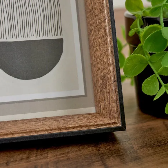 Fulton Natural and Black Photo Frame 2