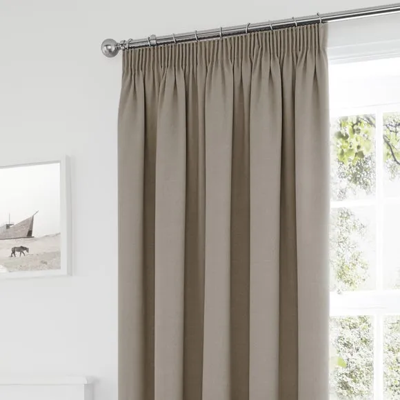 Tyla Blackout Pencil Pleat Curtains 1