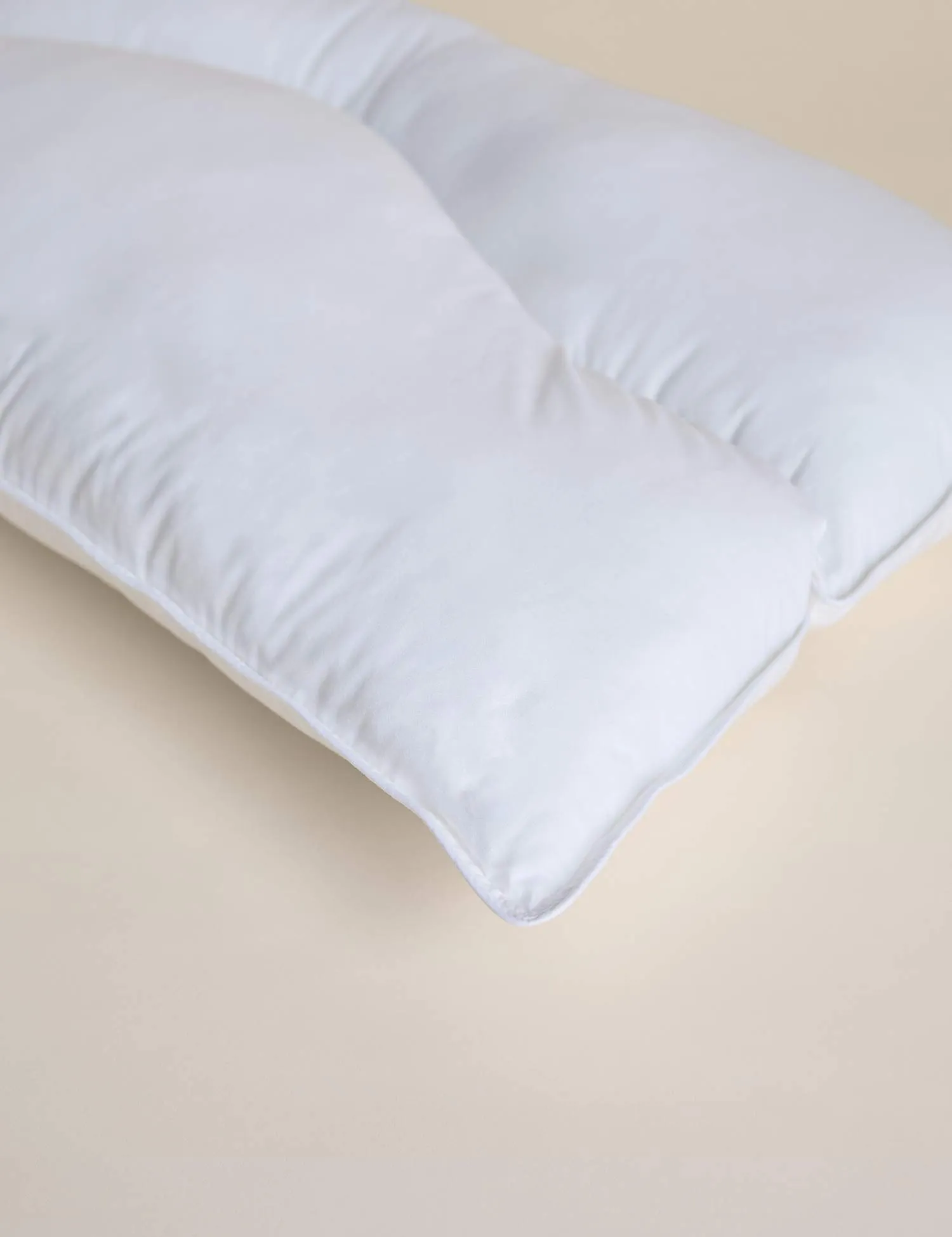 M&S Pure Cotton Breathable Front Sleeper Pillow White