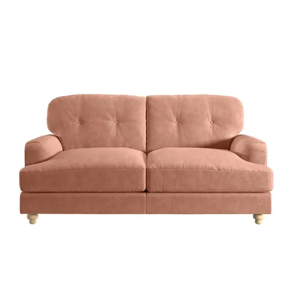 Martha Vintage Velvet 2 Seater Sofa 2