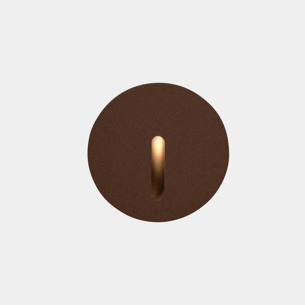 Netlighting Bat Outdoor Recessed Wall Lamp Brown LED 2.2W 2700K IP66