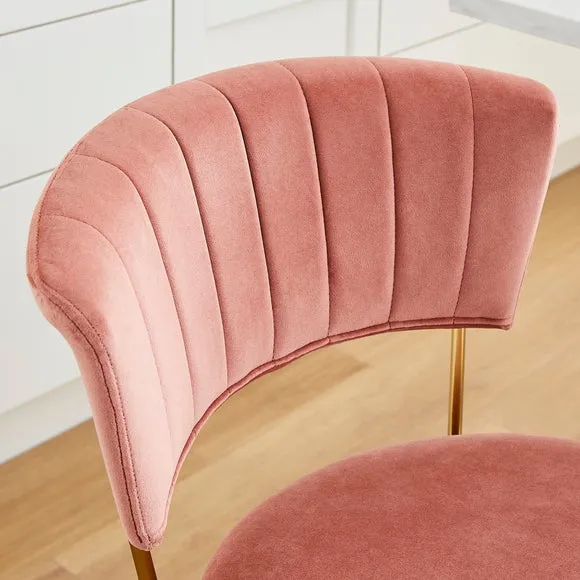 Kendall Bar Stool, Velvet 3