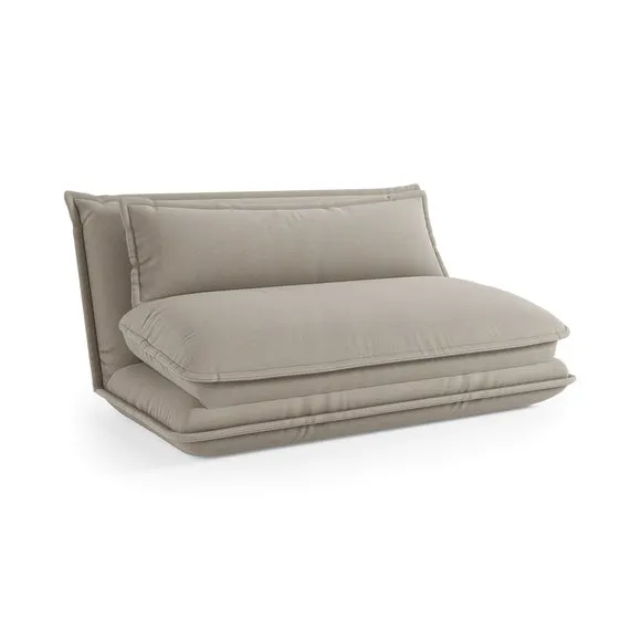 Jackson Natural Flatweave Foldable Small Double Sofabed 5