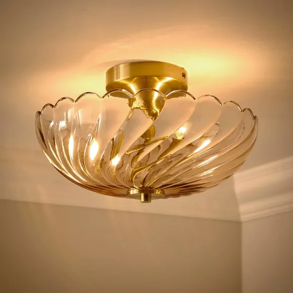 Lucille 2 Light Semi Flush Ceiling Light 2