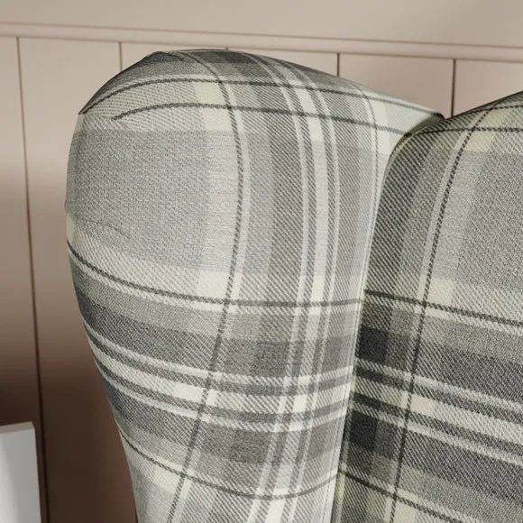 Charnwood Check Occasional Armchair 4