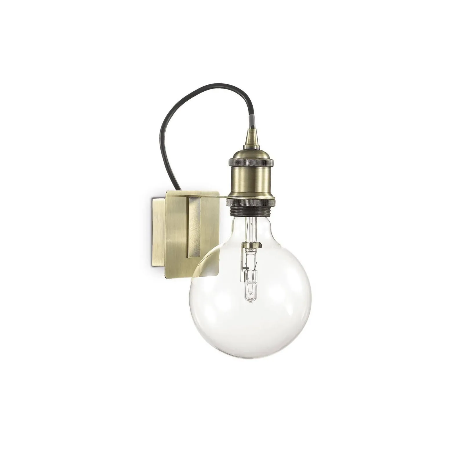 Netlighting Frida 1 Light Wall Light Burnished Finish in Yellow