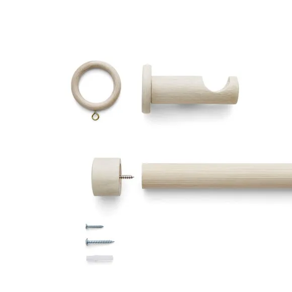 Trinity Wood Curtain Pole 3