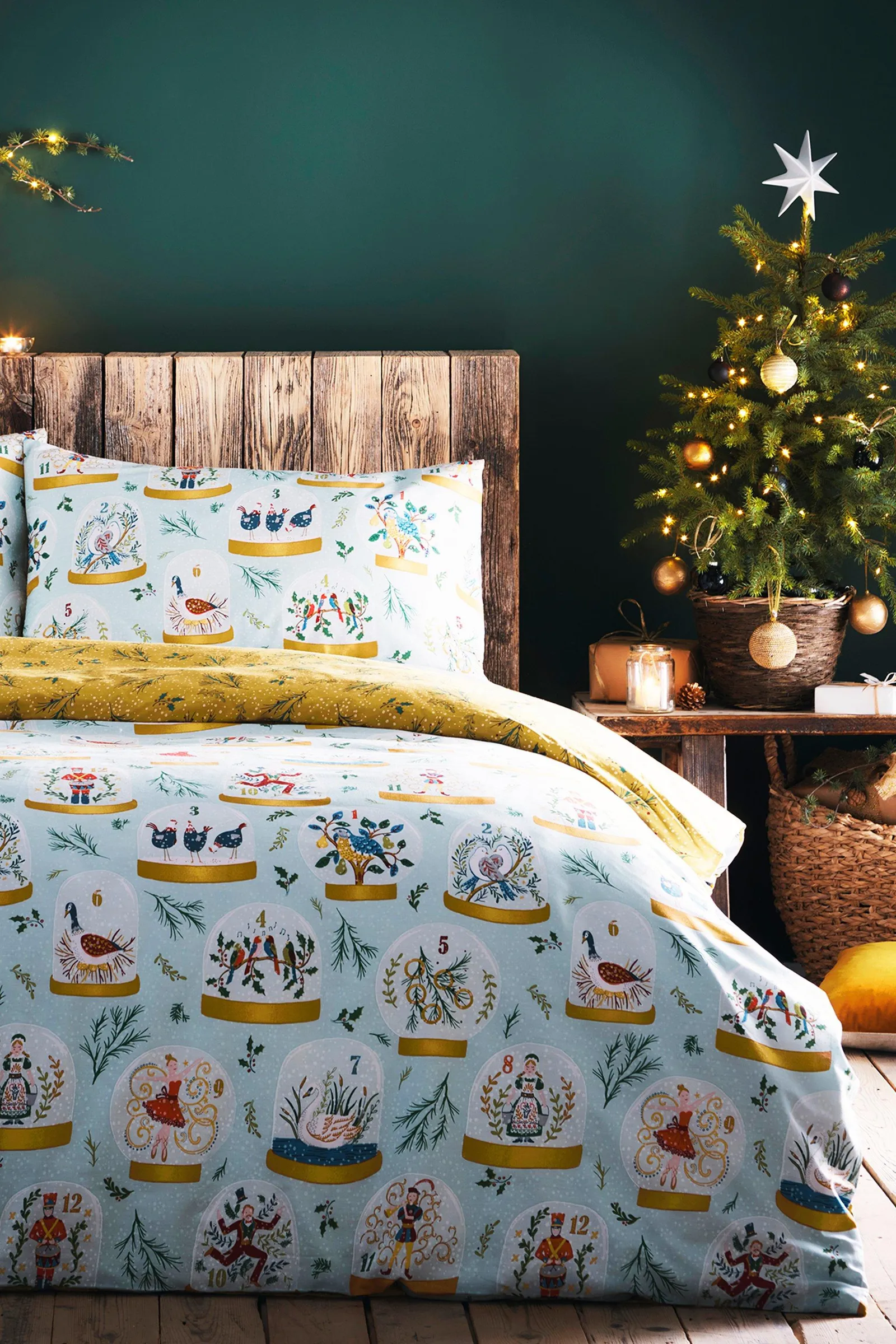 12 Days Of Christmas Single Duvet Set