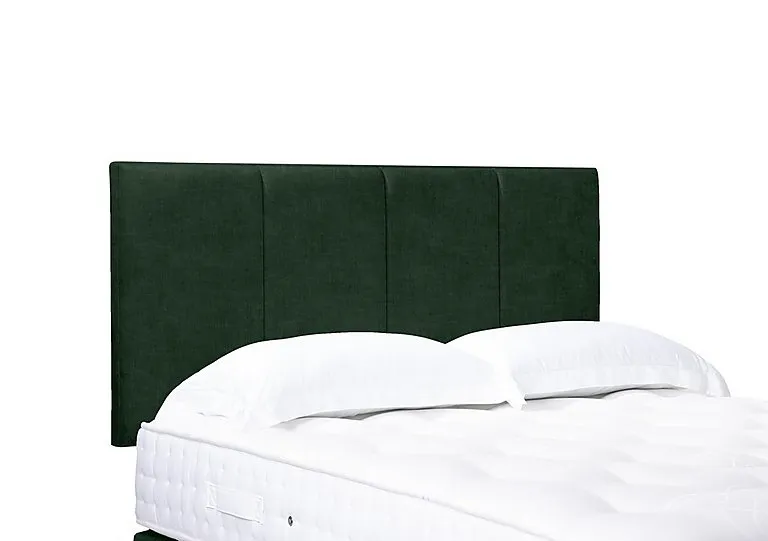 Artisan Collection Linear Standard Strutted Headboard - Single - Tormaline Green