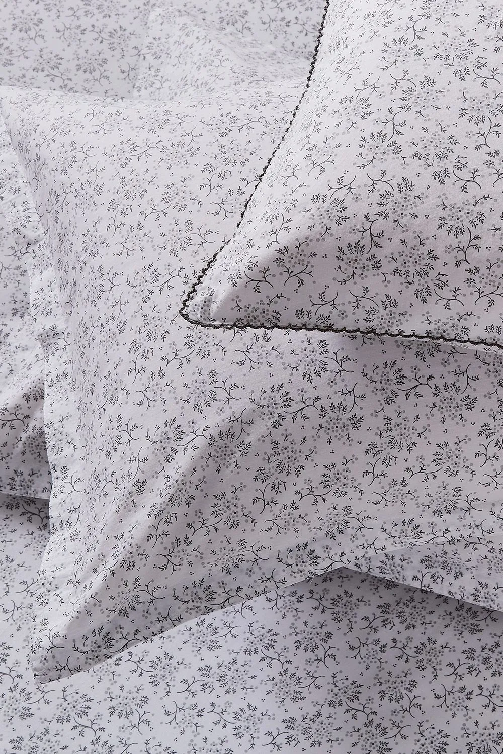Murmur 'Mae' Cotton Duvet Cover Set in Grey 5
