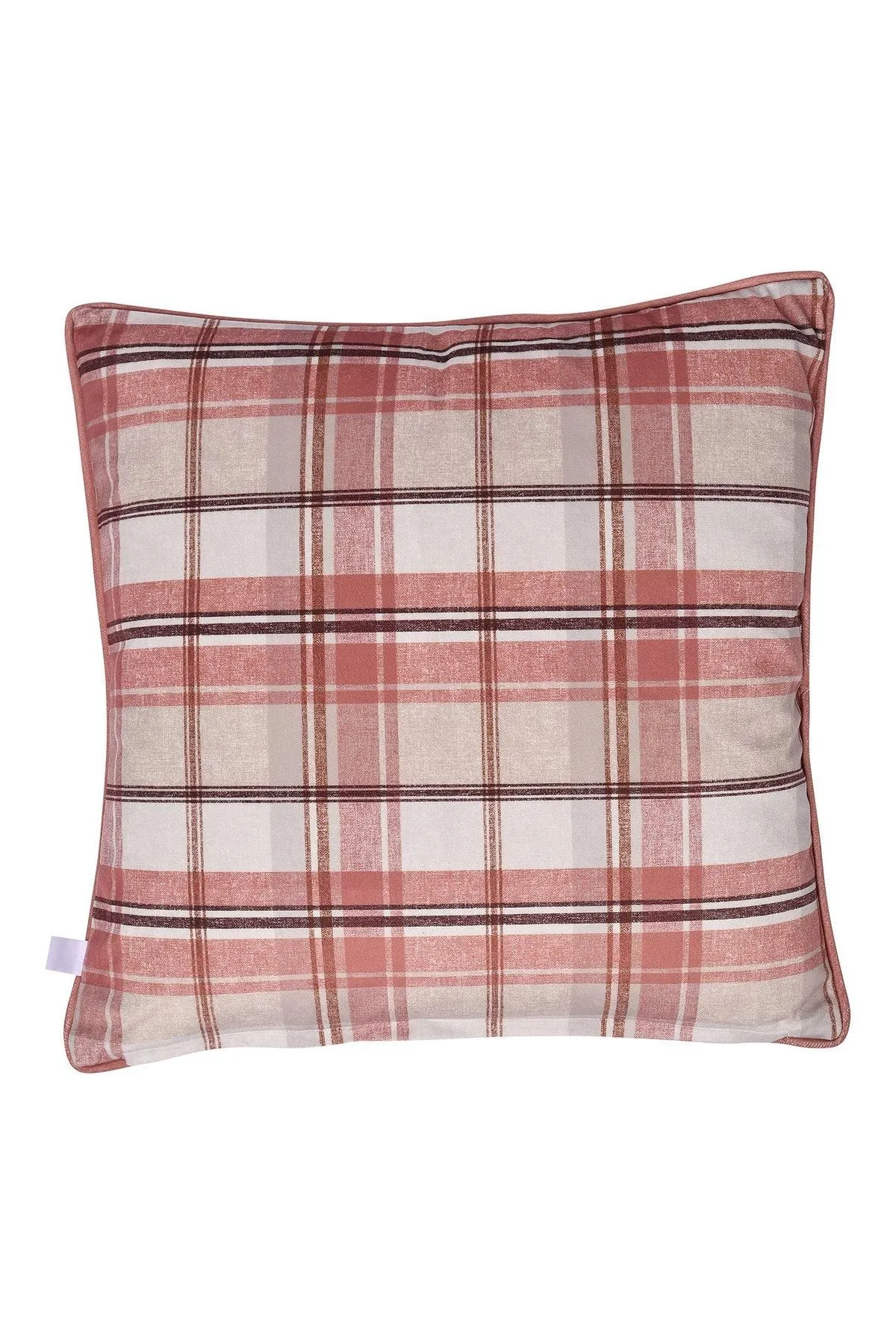 Dreams & Drapes 'Hanson Highland Cow' Luxe Velvet Filled Cushion in Terracotta 2
