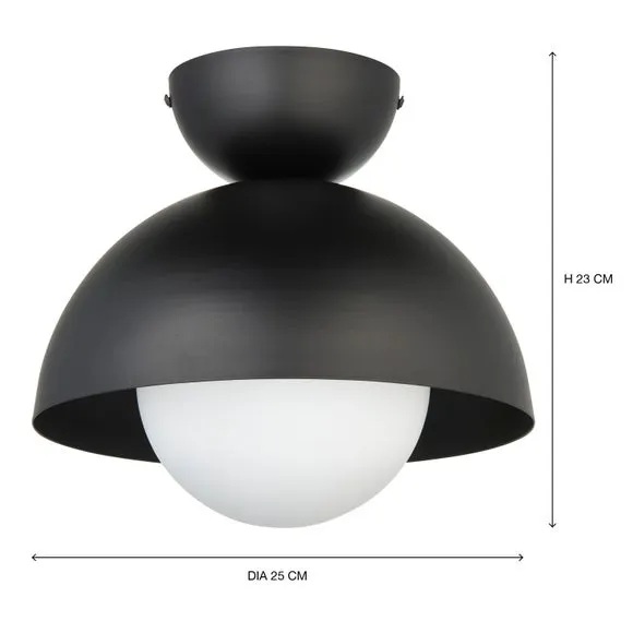 Lunebar Modern Bathroom Flush Ceiling Light 6