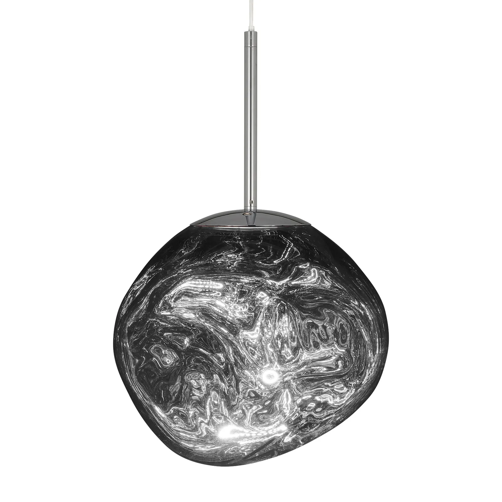 Tom Dixon MELT PENDANT MINI SILVER Light | Barker & Stonehouse