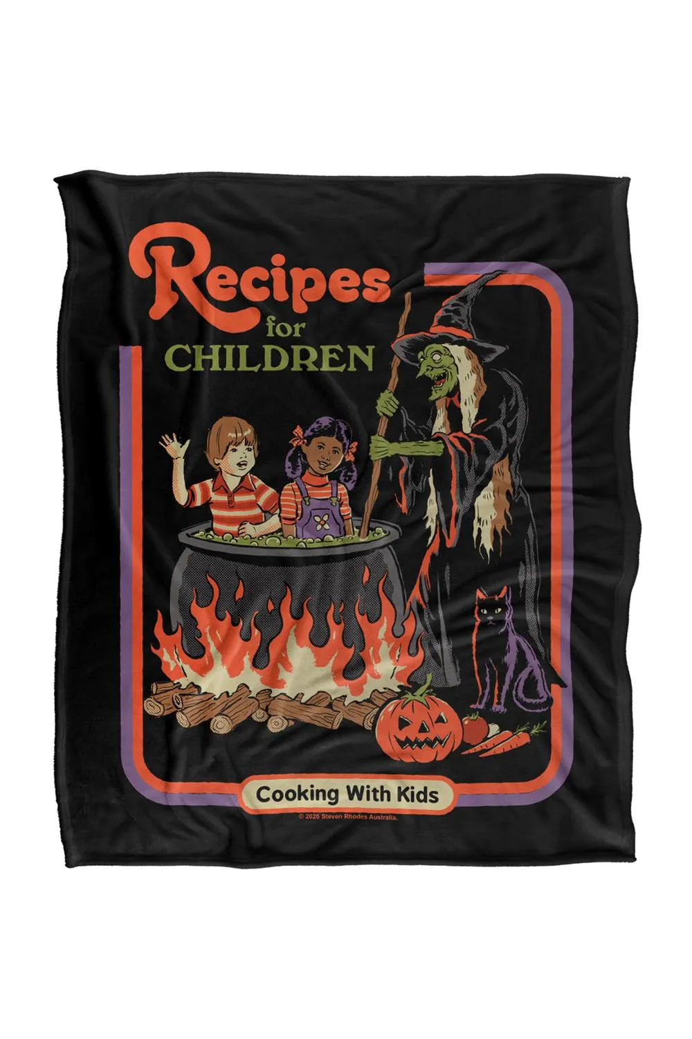 Steven Rhodes Recipes For Children Silky Super Soft Throw Blanket
