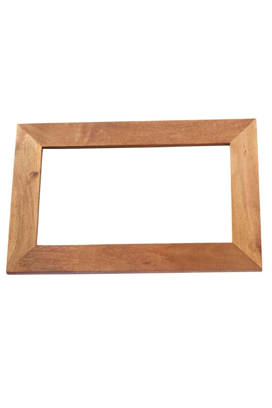 IH Design Light Mango Solid Wood Frame Mirror in Natural 3