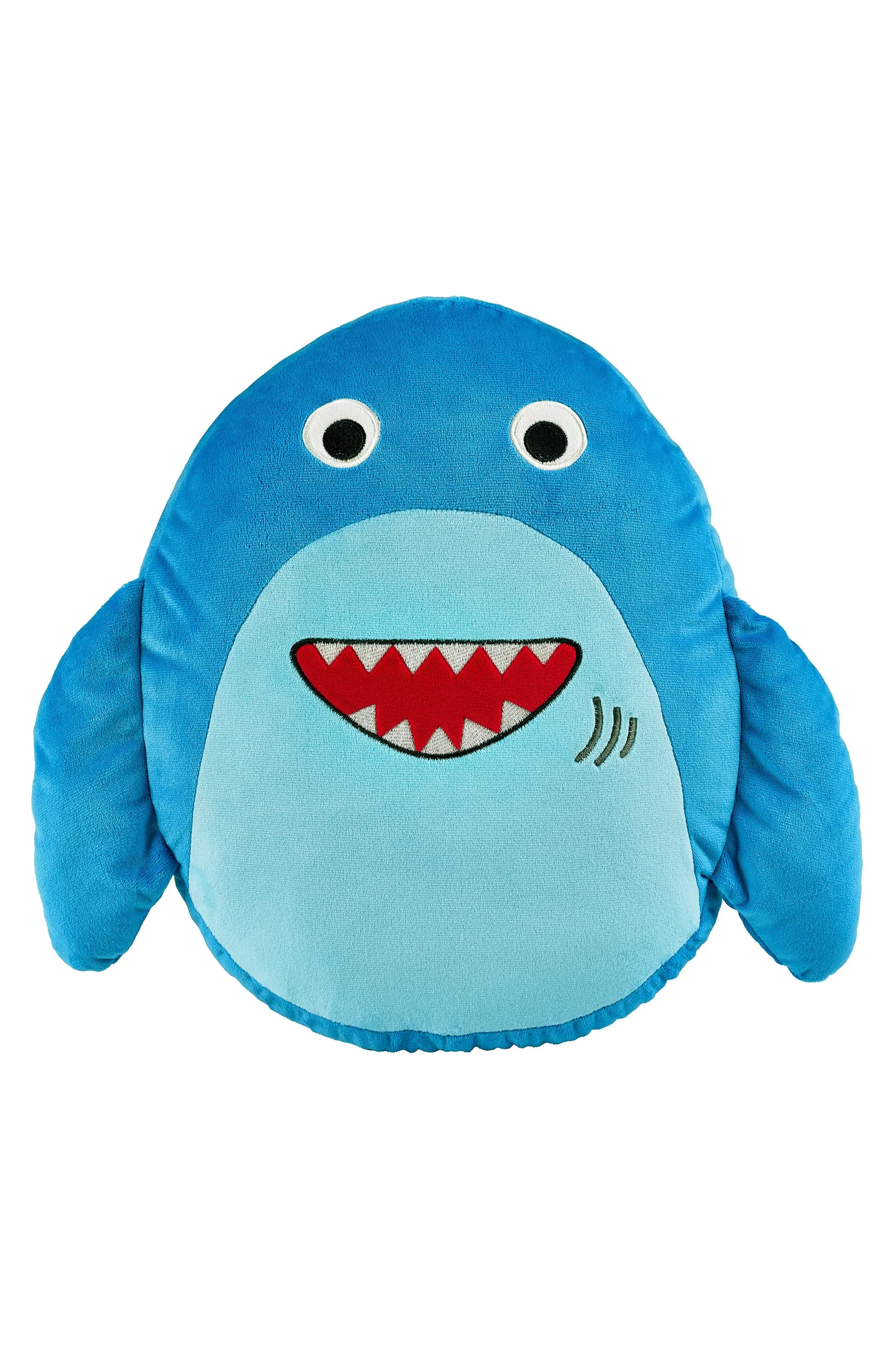 Catherine Lansfield 'Sheldon the Shark' 3D Shaped Cushion in Navy 4