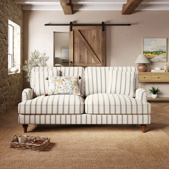 Beatrice II Folkstone Stripe 3 Seater Sofa Bed 2