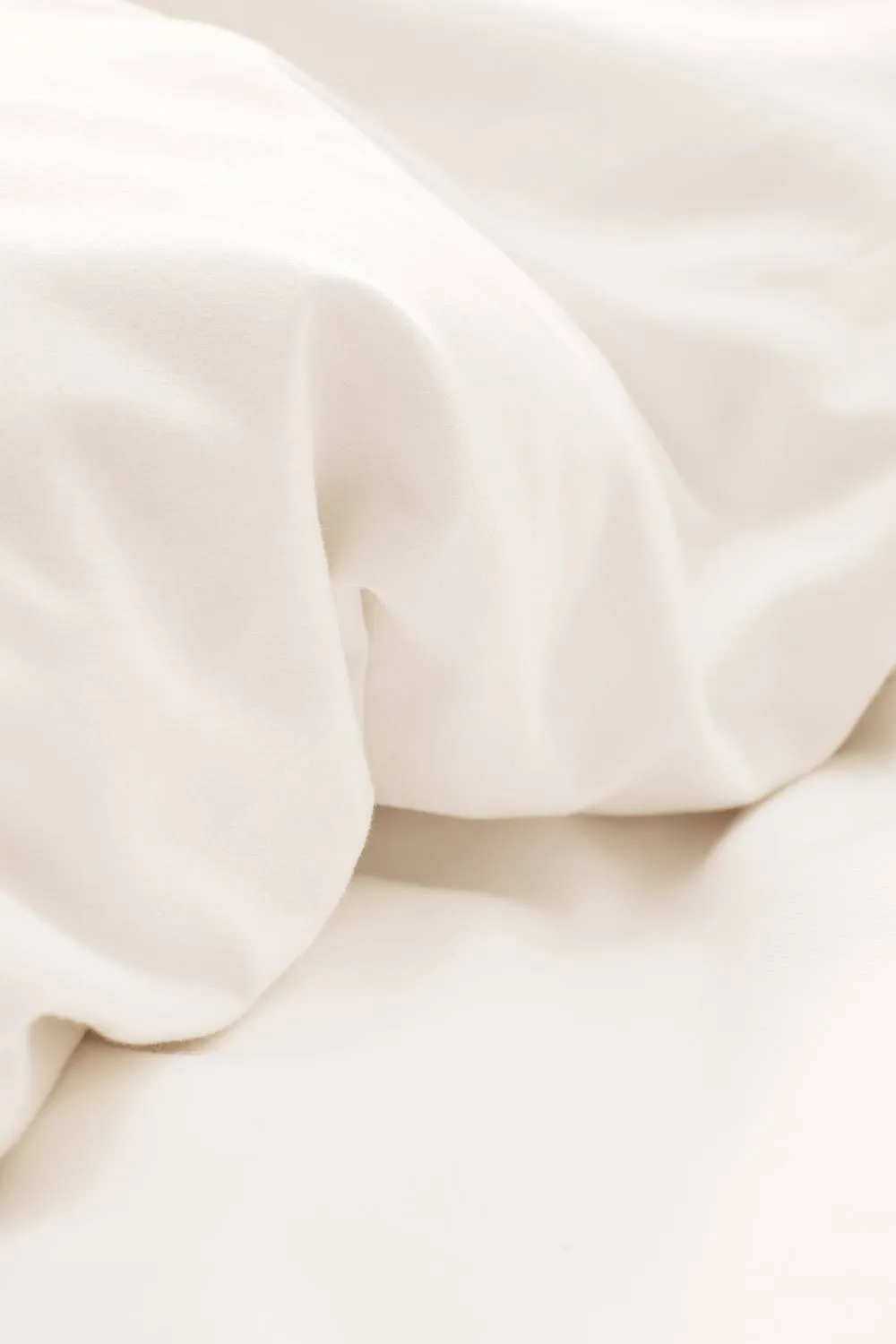 CHRISTY Flannel Marl Super Soft Brushed Cotton Duvet Sets in White 3