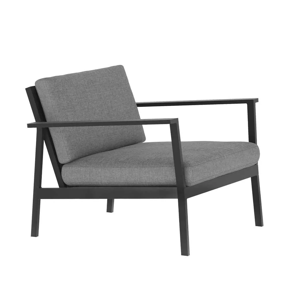 Case Eos Outdoor Sofa Armchair Black 2