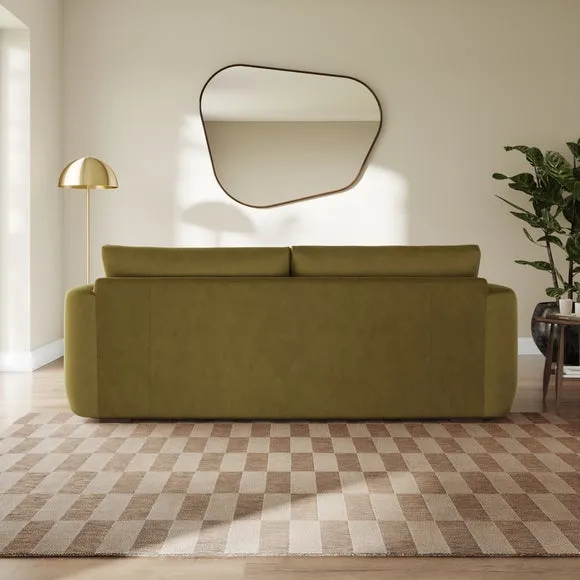 Luca Matte Soft Velvet 4 Seater Sofa 3