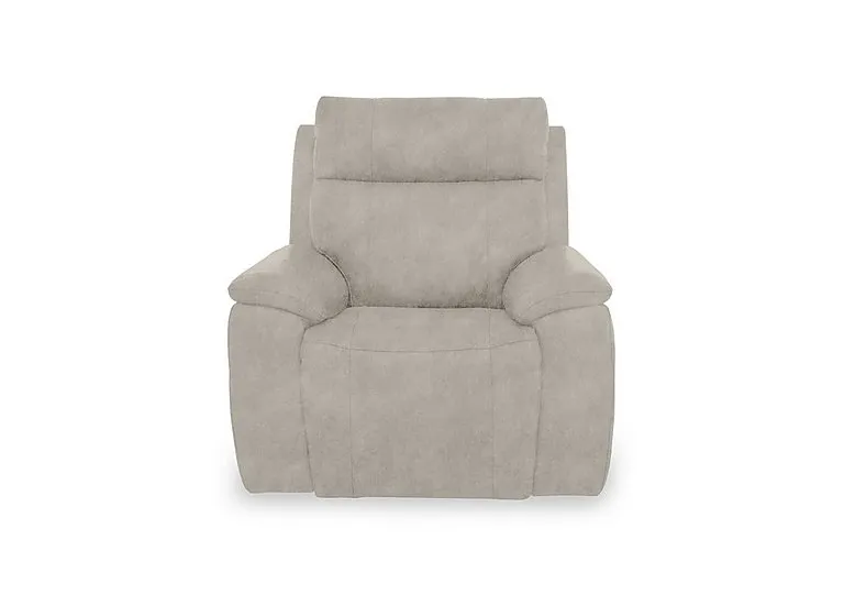 Aero Fabric Power Recliner Chair with Power Headrest - Marble Cream