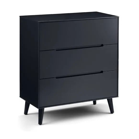 Cecil 3 Drawer Chest, Anthracite 2
