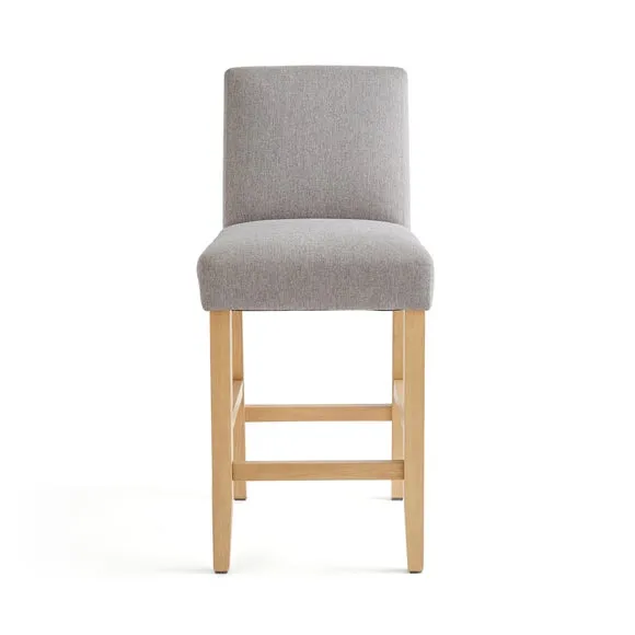 Oakley Counter Height Bar Stool, Grey Fabric 6