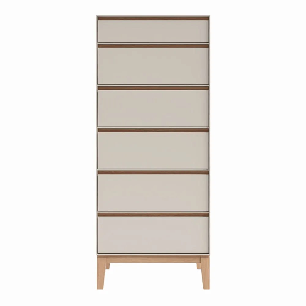 Heal's Lars Tallboy Dresser Cashmere/Oak 2