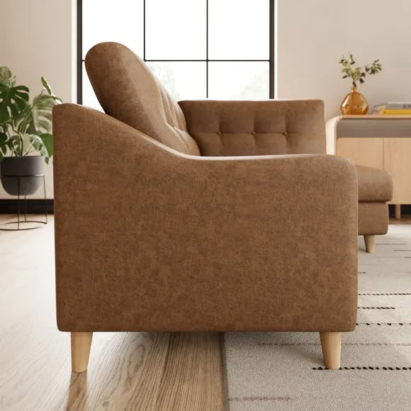 Baxter II Arizona Faux Leather Corner Chaise Sofa 3