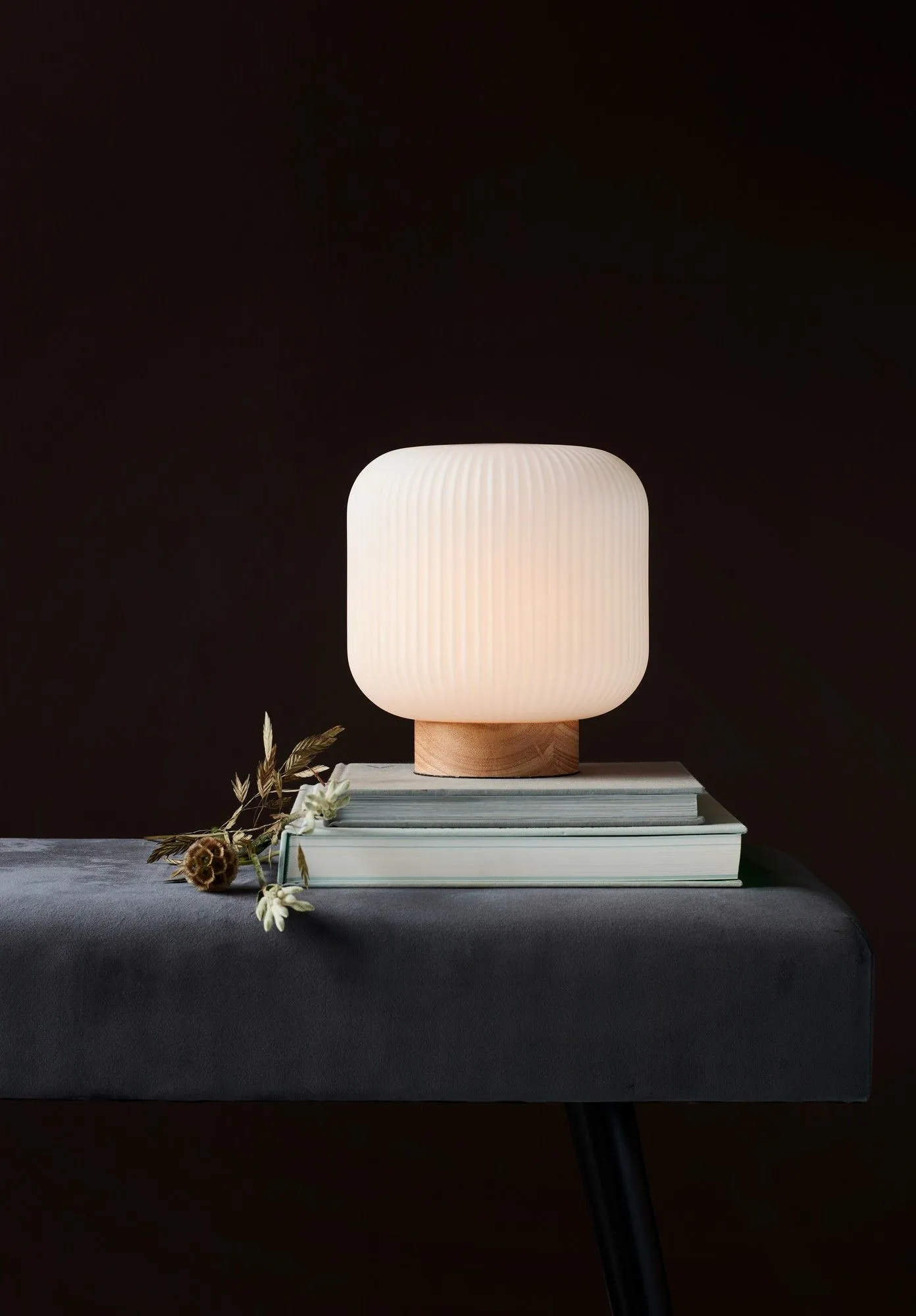 Nordlux Milford Table Lamp Brown Glass Livingroom E27 3