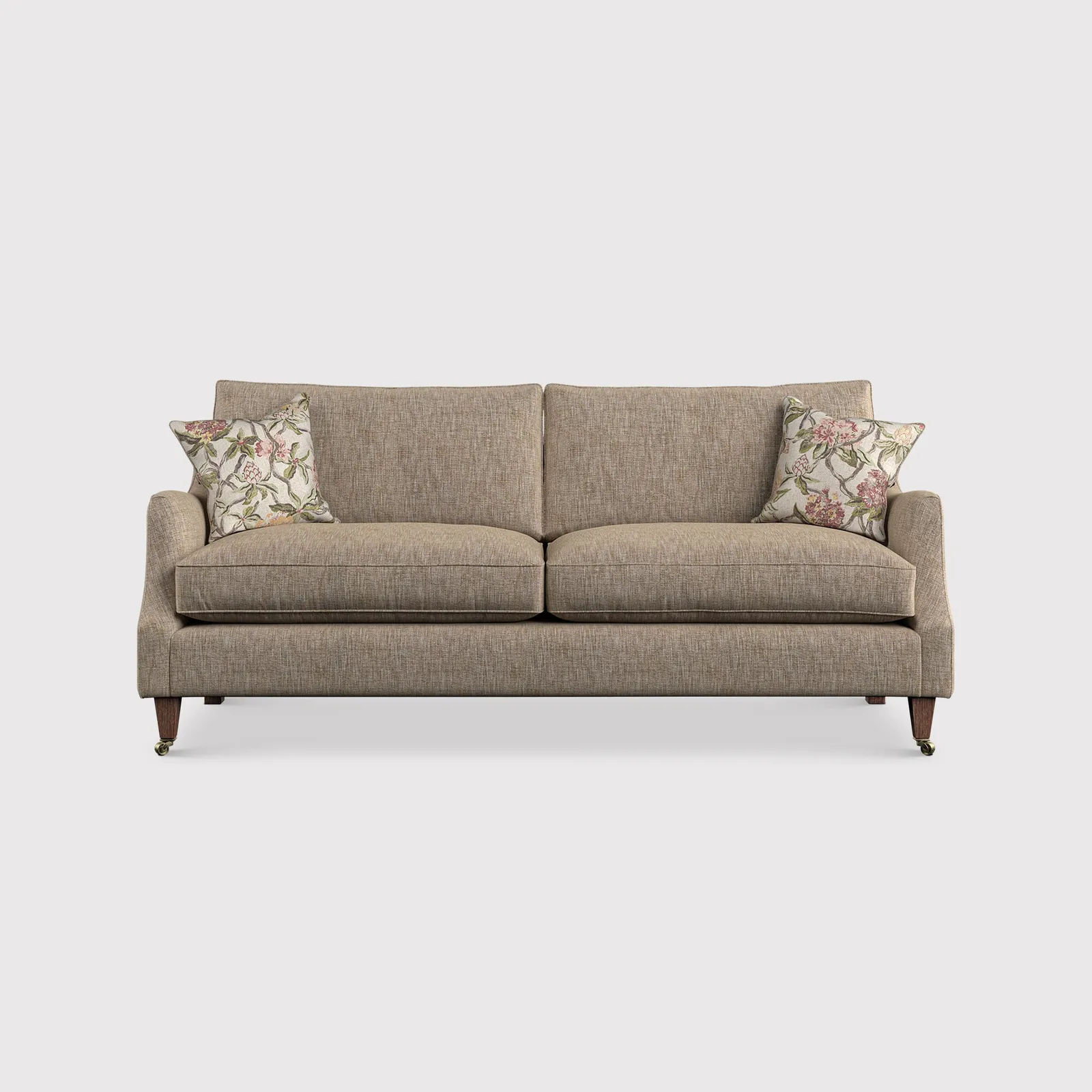 English Heritage Quarry 26 Large Sofa- Pre-Set Scatters, Brown Fabric | Barker & Stonehouse 1