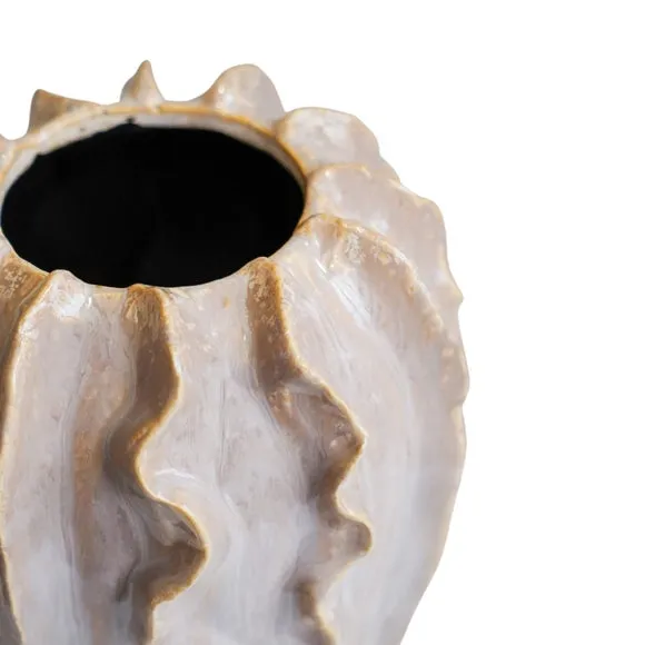 Scarlet Coral Reef Ceramic Vase 3