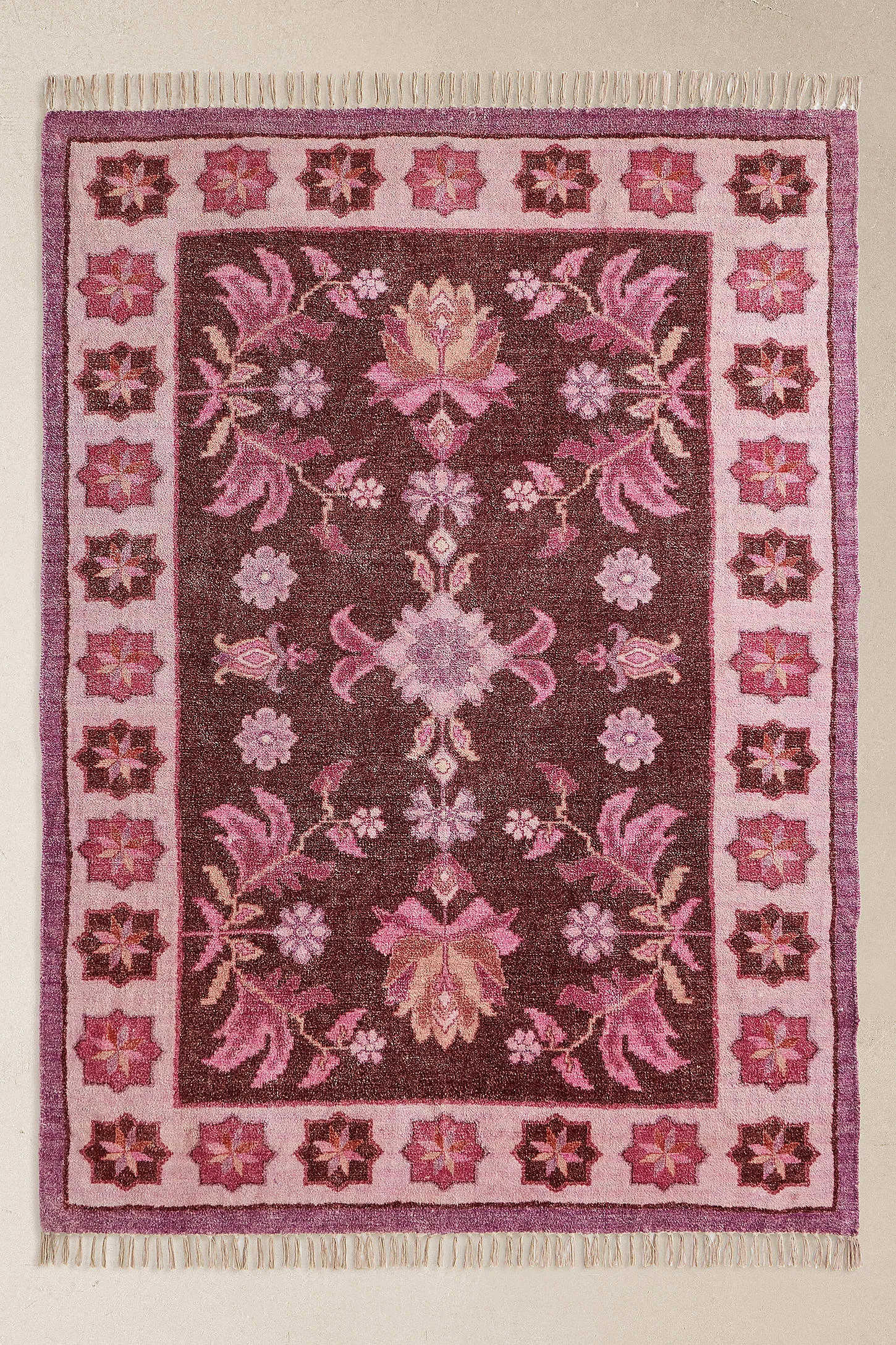 Sheyra 5x7ft / 150x210cm Rug - Pink