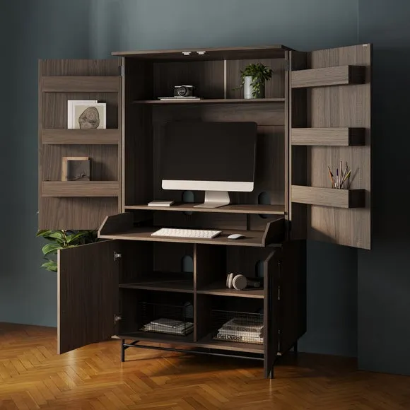 Bryant Hideaway Computer Cabinet Desk 2