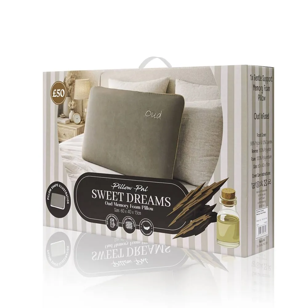 GAVENO CAVAILIA Oud Scent Infused Pillow in Brown 2