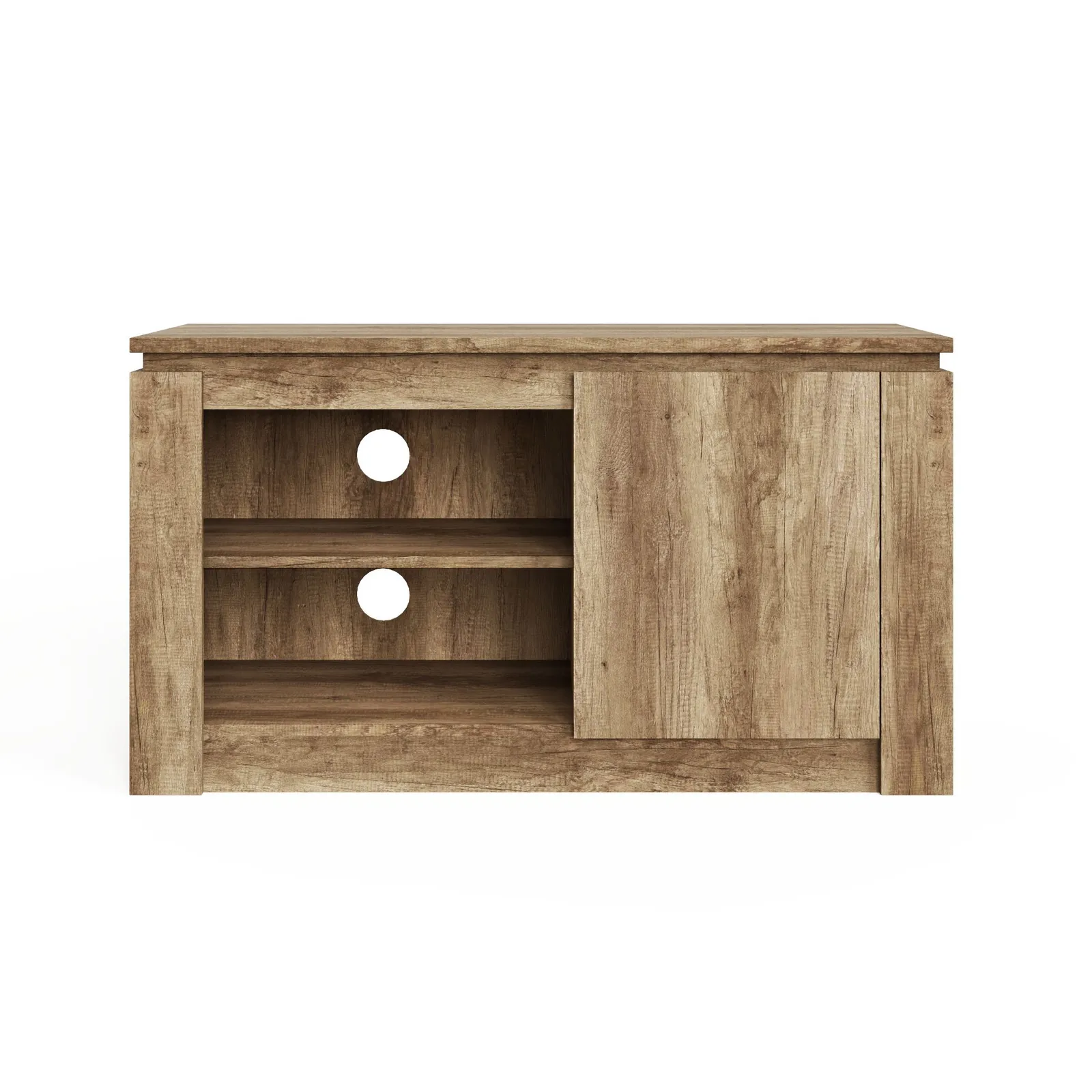 GFW Canyon Compact TV Unit in Light Oak 5