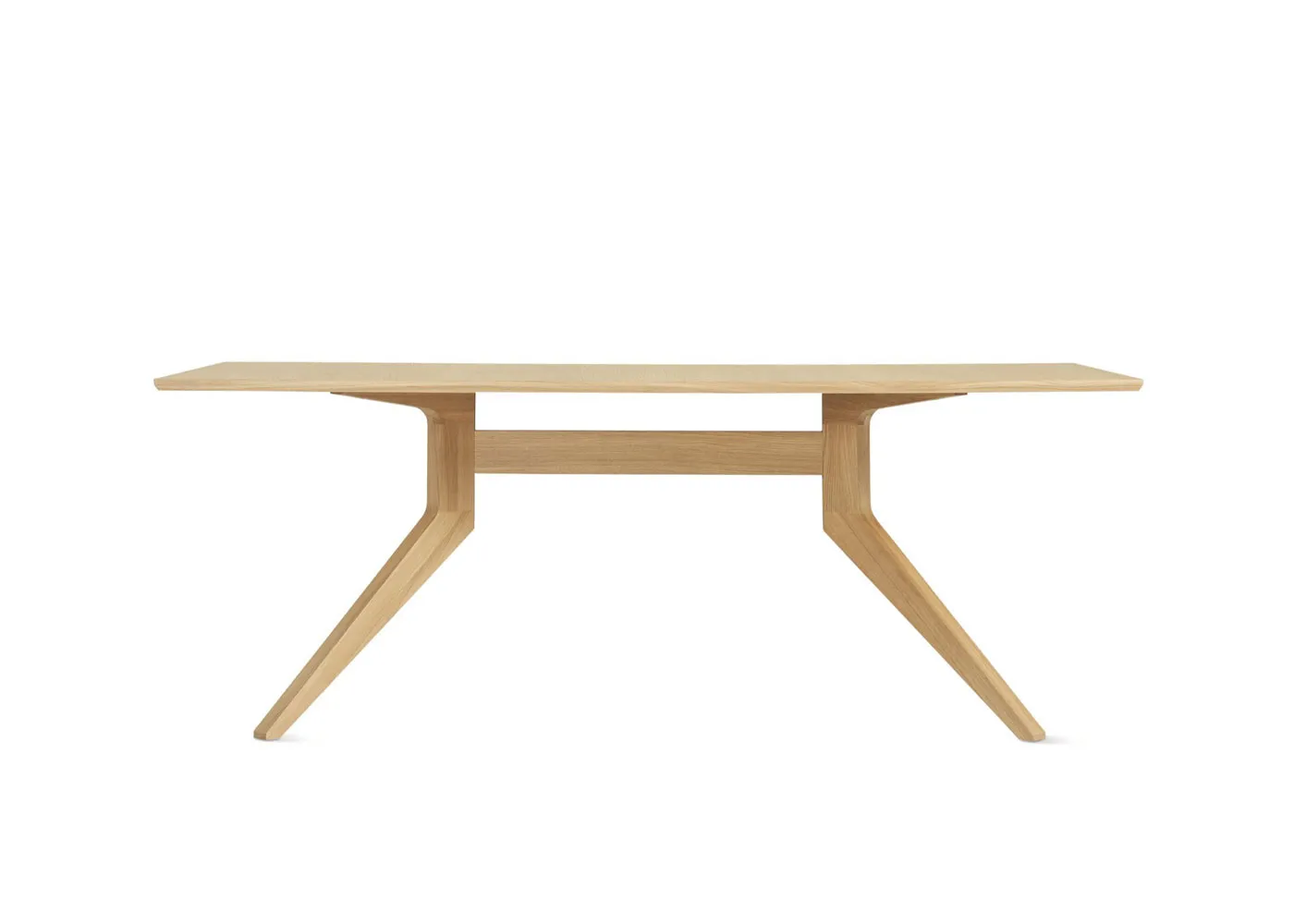 Case Cross Fixed Dining Table Black Stain 1
