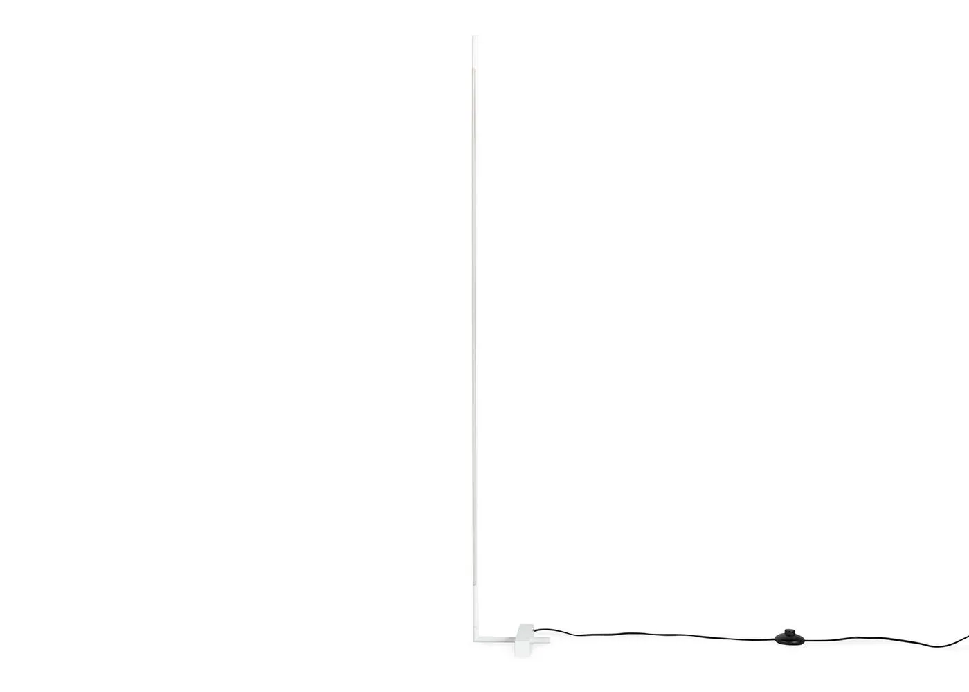 Heal's Saber LED Floor Lamp Glossy White